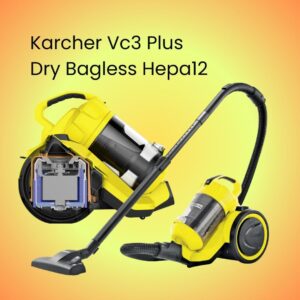 Dry Bagless Hepa12 Vacuum Cleaner, Strong, 1100W Only, Low Consumption, Karcher Vc3 Plus