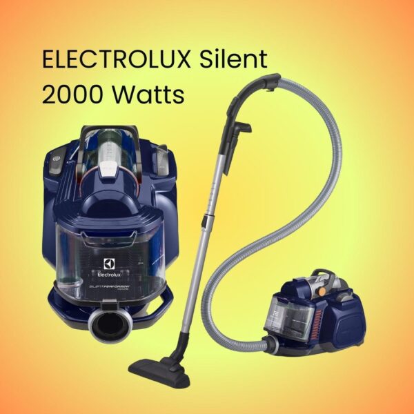 ELECTROLUX Silent Performer Cyclonic Vacuum Cleaner, Blue, 2 Liters, 2000 Watts, Corded, Bagless, ZSPC 2000