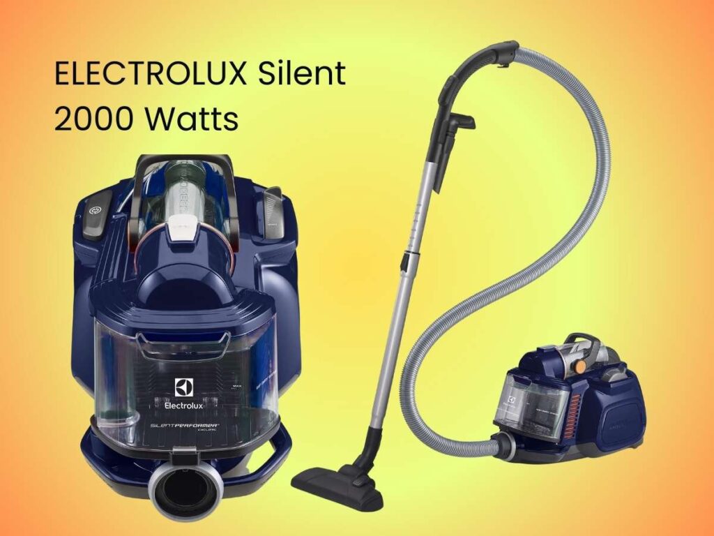 ELECTROLUX Silent Performer Cyclonic Vacuum Cleaner, Blue, 2 Liters, 2000 Watts, Corded, Bagless, ZSPC 2000