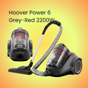 Hoover Power 6 Advanced Vaccum Cleaner Grey-Red 2200W