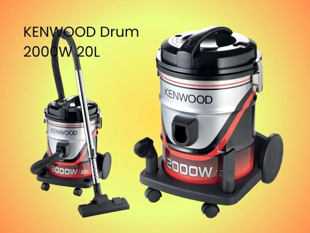 KENWOOD Drum Vacuum Cleaner 2000W 20L - VDM40.000BR