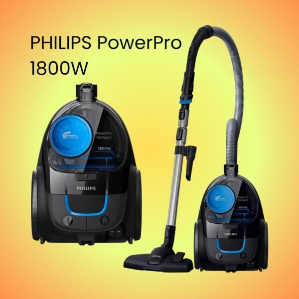 PHILIPS PowerPro Compact black - 1800W