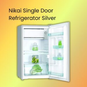 Nikai Single Door Refrigerator Silver