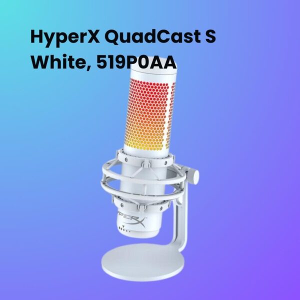 HyperX QuadCast S White, 519P0AA